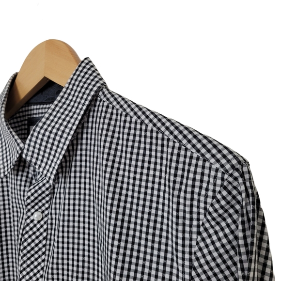 JOHN LENNON BY ENGLISH LAUNDRY Shirt Plaid - Picture 3 of 8